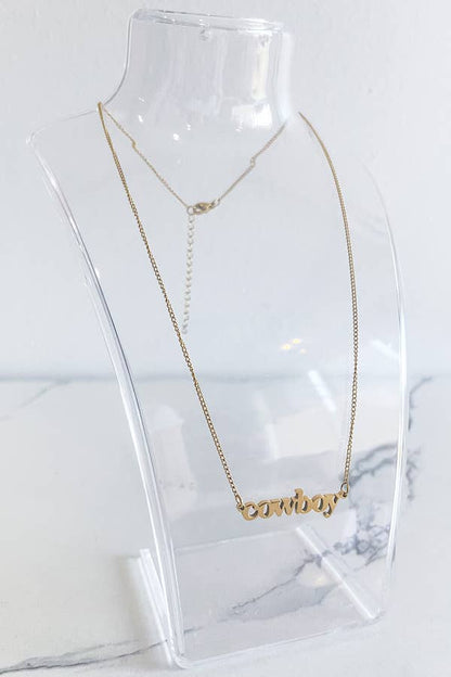COWBOY Gold Necklace