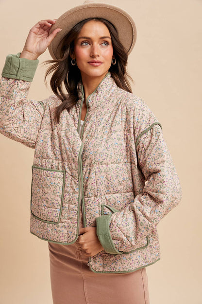 Daisy Quilted Puffer Jacket