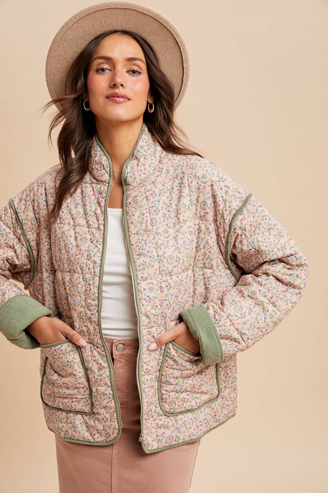 Daisy Quilted Puffer Jacket