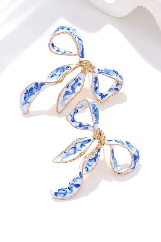 Paisley Bow Earrings