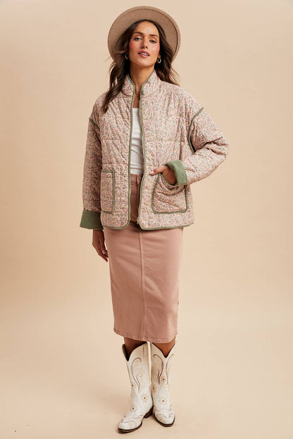 Daisy Quilted Puffer Jacket