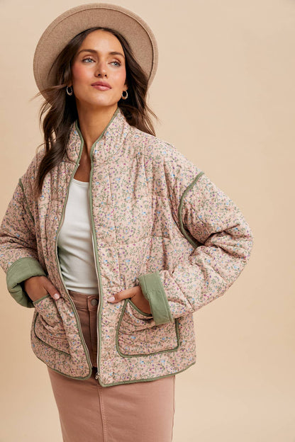 Daisy Quilted Puffer Jacket