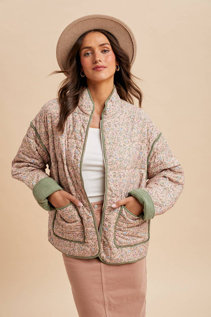 Daisy Quilted Puffer Jacket