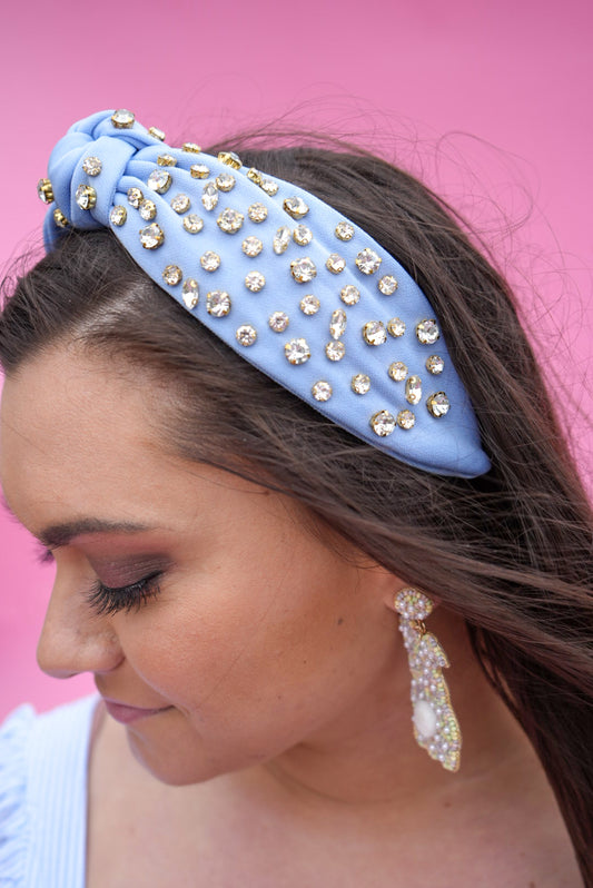 Bling It On Light Blue Headband
